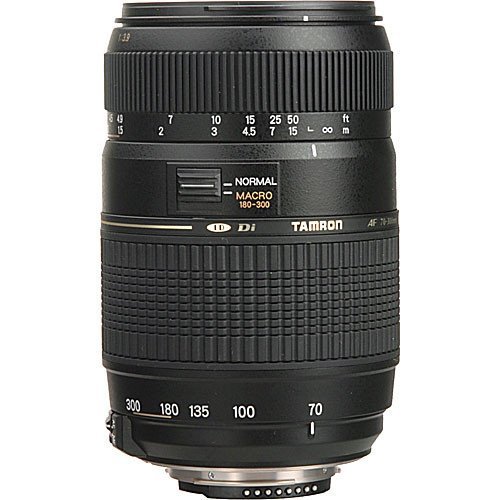 Tamron Auto Focus 70-300mm f/4.0-5.6 Di LD Macro Zoom Lens with Built In Motor for Nikon Digital SLR (Model A17NII)