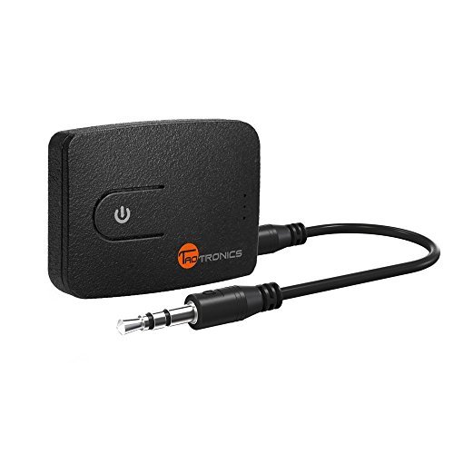 TaoTronics Bluetooth Transmitter, Wireless Transmitter for TV with 3.5mm Adapter & USB Dongle (TV Ears, High-Fidelity Stereo, Charging while Playing for TV & iPod)