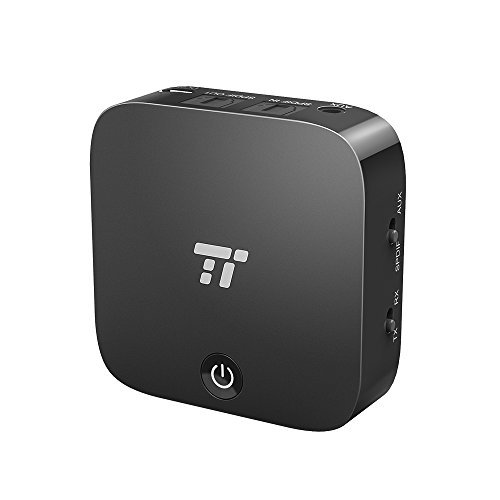 TaoTronics Bluetooth Transmitter and Receiver, Digital Optical TOSLINK and 3.5mm Wireless Audio Adapter for TV / Home Stereo System - aptX Low Latency