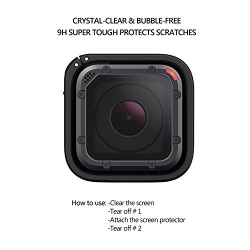 TedGem Screen Protector for GoPro Hero4 Hero5 Session,Lens Protector Gopro Session 5&4,Lens Protector Film,GoPro Session Camera Accessories