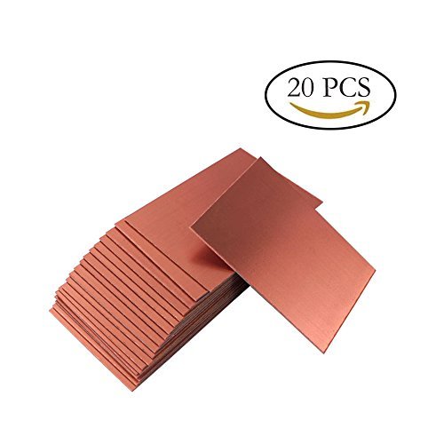 Teenitor Top Quality 20Pcs 100x70x1.5mm Single Sided Copper Clad Laminate PCB Circuit Board