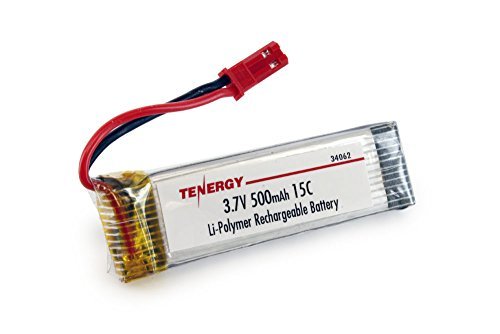 Tenergy T453 charger for 3.7V Lithium RC battery + 6pc 500mAh batteries for UDI818A/818A-1