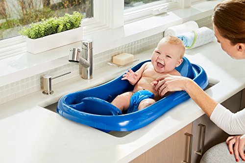 The First Years Sure Comfort Deluxe Newborn To Toddler Tub, Blue 