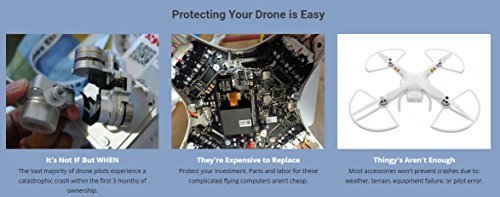 The Ultimate Drone Safety Bundle with the Drone Protection Plan Warranty for the Mavic Pro - 1 Year Coverage