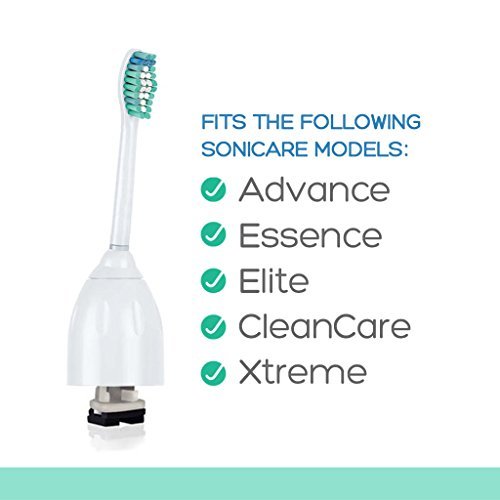 The Ultimate E Series Philips Sonicare Replacement Best Electric Toothbrush Heads 2 Pack E Series Generic Remove Plaque And Decrease Gingivitis 