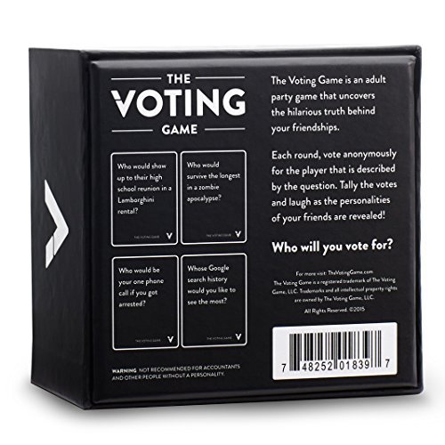 The Voting Game - The Adult Party Game About Your Friends.