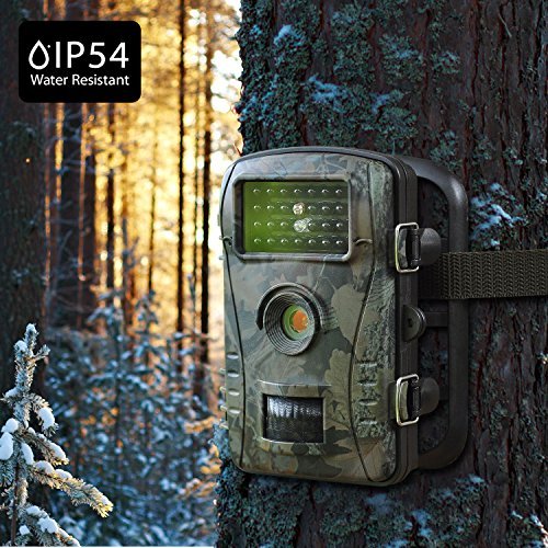 Trail Game Camera-ENKLOV Wildlife Hunting Camera with Infrared Night Vision,2.4inch LCD Screen,IP66 Waterproof