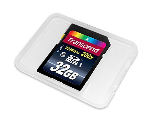 Transcend 32 GB Class 10 SDHC Flash Memory Card (TS32GSDHC10E)