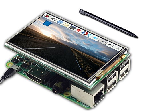 UCTRONICS 3.5 Inch TFT LCD Display SPI with Touch Screen, Touch Pen for Raspberry Pi 3 Mode B, Pi 2 Model B, Pi Zero, Pi B+