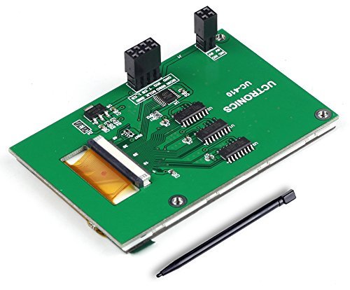 UCTRONICS 3.5 Inch TFT LCD Display SPI with Touch Screen, Touch Pen for Raspberry Pi 3 Mode B, Pi 2 Model B, Pi Zero, Pi B+