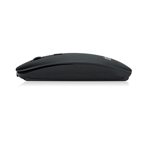 UHURU Rechargeable Bluetooth Wireless Mouse for PC, Mac, Laptop, Android Tablet - Black