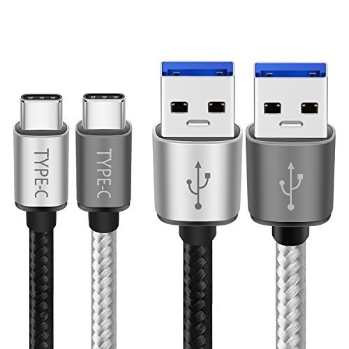 USB Type C Cable, Beilom USB C to USB A 3.0 Nylon Braided Fast Charging & Sync Cord for Samsung Galaxy S8 Plus,Nintendo Switch,Google Pixel,Nexus 6P 5X,MacBook 12",LG G6 V20,And More Devices - 6.6ft