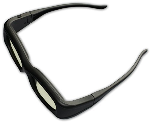 Ultra-Clear HD 144 Hz DLP LINK 3D Active Rechargeable Shutter Glasses for All 3D DLP Projectors - BenQ, Optoma, Dell, Mitsubishi, Samsung, Acer, Vivitek, NEC, Sharp, ViewSonic & Endless Others!