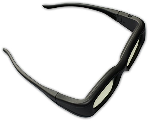 Ultra-Clear HD 144 Hz DLP LINK 3D Active Rechargeable Shutter Glasses for All 3D DLP Projectors - BenQ, Optoma, Dell, Mitsubishi, Samsung, Acer, Vivitek, NEC, Sharp, ViewSonic & Endless Others!