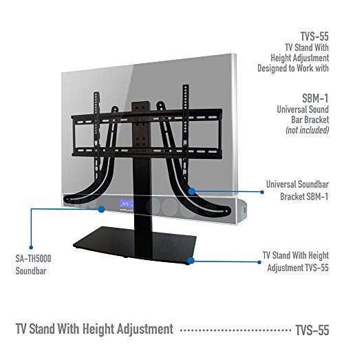 Universal TV Stand for Flat Screen 42-65\" by AVX Audio, part # 104-1927