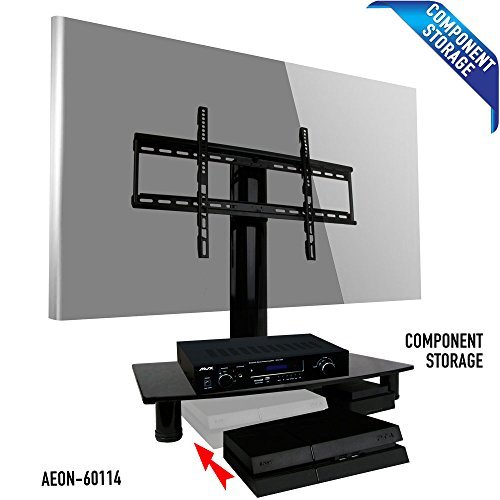 Universal TV Stand with Storage - fits Samsung, Vizio, LG, Sony and more