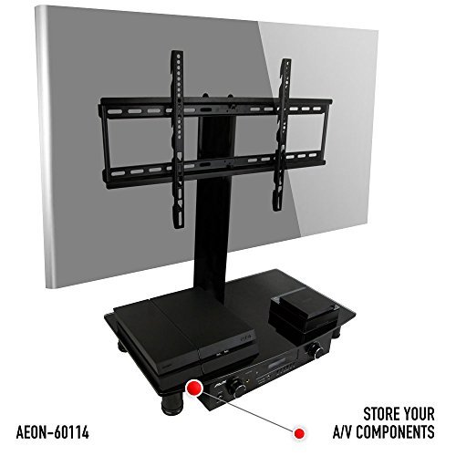 Universal TV Stand with Storage - fits Samsung, Vizio, LG, Sony and more