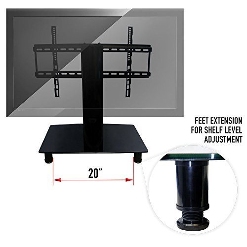 Universal TV Stand with Storage - fits Samsung, Vizio, LG, Sony and more