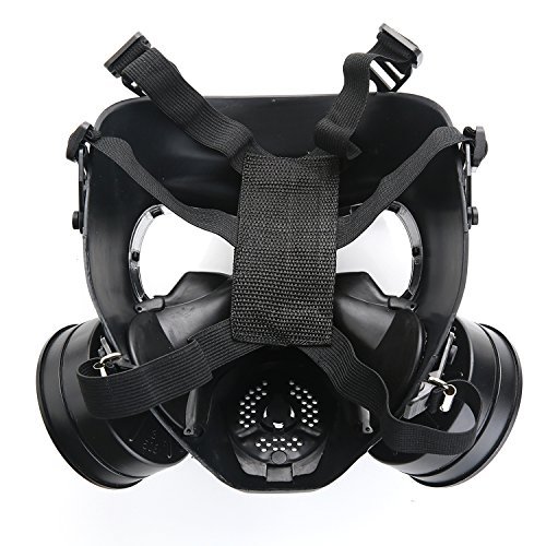 VILONG Airsoft Mask Outdoor Sports Tactical Paintball mask Full Face Skull CS Mask With double filter fan CS edition Perspiration Dust Face Guard