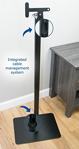 VIVO Speaker Floor Stands (Pair) for SONOS PLAY 1 and PLAY 3 Audio Speaker Mounts (STAND-SP03C)