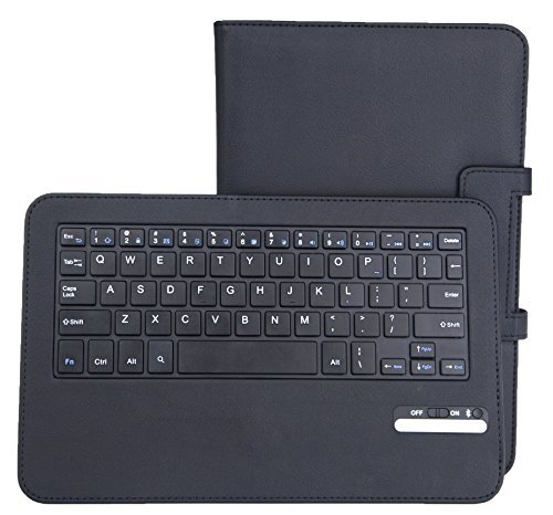 VSTN ® LG G Pad 10.1 Bluetooth Keyboard Portfolio Case - DETACHABLE Bluetooth Keyboard Stand Case / Cover (For LG G Pad 10.1 , Keyboard-Black)