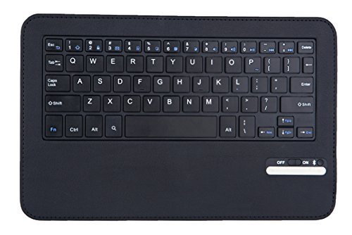 VSTN ® LG G Pad 10.1 Bluetooth Keyboard Portfolio Case - DETACHABLE Bluetooth Keyboard Stand Case / Cover (For LG G Pad 10.1 , Keyboard-Black)