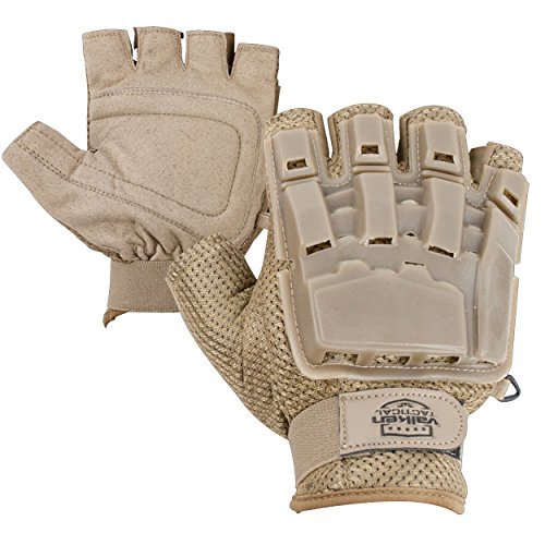 Valken V-TAC Half Finger Plastic Back Airsoft Gloves