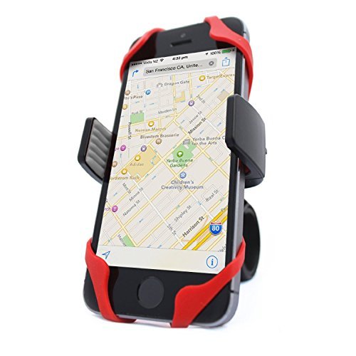 Vibrelli Universal Bike Phone Mount - Fits iPhone 7, 7 Plus, 6, 6 Plus and Android devices