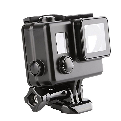 Vicdozia Waterproof Blackout Black Housing Case Diving Box Cover for GoPro Hero 3 3+ 4