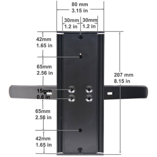 VideoSecu DVD DVR VCR Wall Mount Bracket for DVD Player DDS Receiver Blu-Ray Media VCR Stereo Cable Box - Adjustable Electronic Component Shelf Holder 1XU