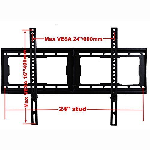 VideoSecu Low Profile TV Wall Mount Bracket for Most 32" - 75" LCD LED Plasma HDTV, Compatible with Sony Bravia Samsung LG Haier Panasonic Vizio Sharp AQUOS Westinghouse Pioneer ProScan Toshiba 1NN