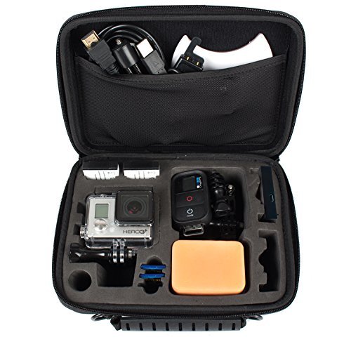 Vidpro Custom Case for GoPro, GoPro Hero, Hero2 Hero3, Hero3+, GoPro HERO4 Silver, GoPro HERO4 Black, GoPro HERO Action Camera and Accessories - For Travel / Home Storage - Complete Protection for Your GoPro