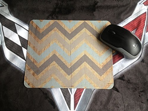 Vintage Wood Chevron Unique Custom Mouse Pad Mousepad