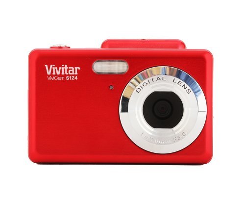 Vivitar 16MP Camera with 2.4-Inch TFT Panel (VS124-RED-FR)