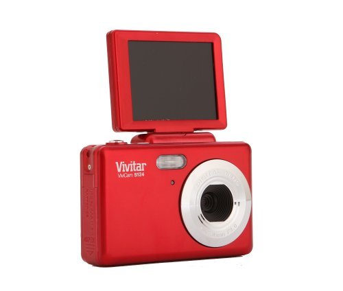 Vivitar 16MP Camera with 2.4-Inch TFT Panel (VS124-RED-FR)