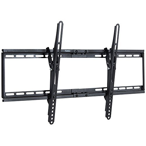 VonHaus TV Bracket Wall Mount with Tilt- for 32-65 inch LCD LED Plasma Flat Panels – Flat to Wall - Heavy Gauge Reinforced Steel