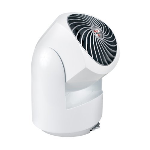 Vornado Flippi V10 Compact Oscillating Air Circulator Fan, Ice White