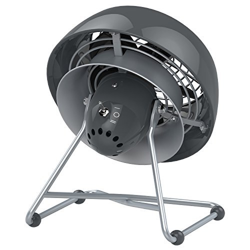 Vornado VFAN Mini Modern Personal Vintage Air Circulator Fan, Storm Gray