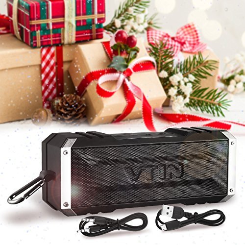 Vtin 20 Watt Waterproof Bluetooth Speaker, 25 Hours Playtime Portable Outdoor Bluetooth Speaker, Wireless Speaker for iPhone, Pool, Beach, Golf, Home