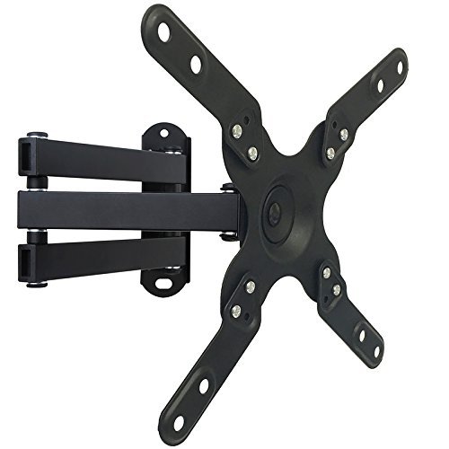 WALI Articulating TV LCD Monitor Wall Mount Full Motion 14" Extension Arm for Most 13 - 39 inch LED TV Flat Screen VESA up to 200x200mm, (WL-1339LM)