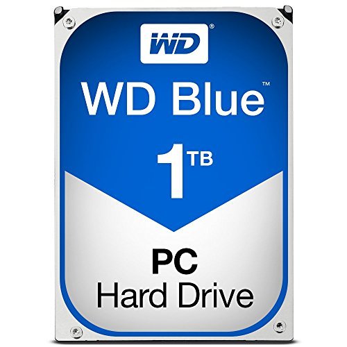 WD Blue 1TB SATA 6 Gb/s 7200 RPM 64MB Cache 3.5 Inch Desktop Hard Drive (WD10EZEX)