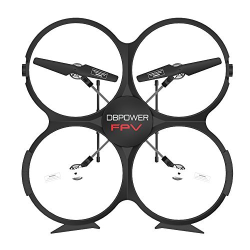 WIFI FPV Version U818A Drone with 720P HD Camera DBPOWER Headless Mode Quadcopter with 2 Batteries Long Flying Time Drone for Beginners