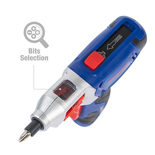 WORKPRO Cordless Rechargeable Power Screwdriver Lithium-ion 3.6V with Quick Change Bits