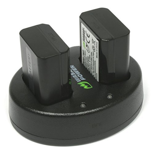 Wasabi Power Battery (2-Pack) and Dual Charger for Sony NP-FW50 (Compatible with Alpha a7, a7 II, a7R, a7R II, a7S, a7S II, a5000, a5100, a6000, a6300, a6500, NEX-5T, Cyber-shot DSC-RX10 III and more)