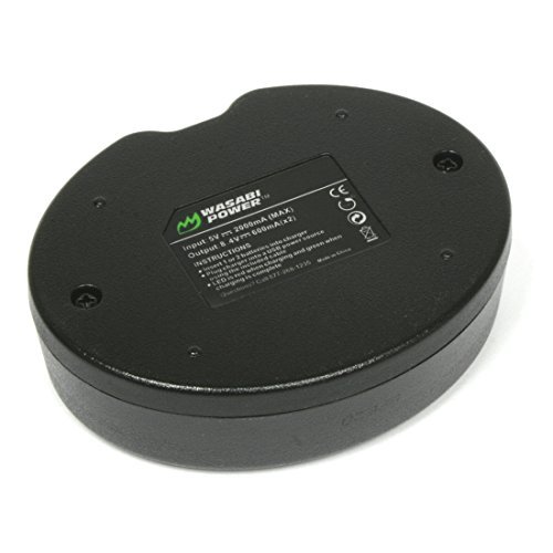 Wasabi Power Battery (2-Pack) and Dual Charger for Sony NP-FW50 (Compatible with Alpha a7, a7 II, a7R, a7R II, a7S, a7S II, a5000, a5100, a6000, a6300, a6500, NEX-5T, Cyber-shot DSC-RX10 III and more)