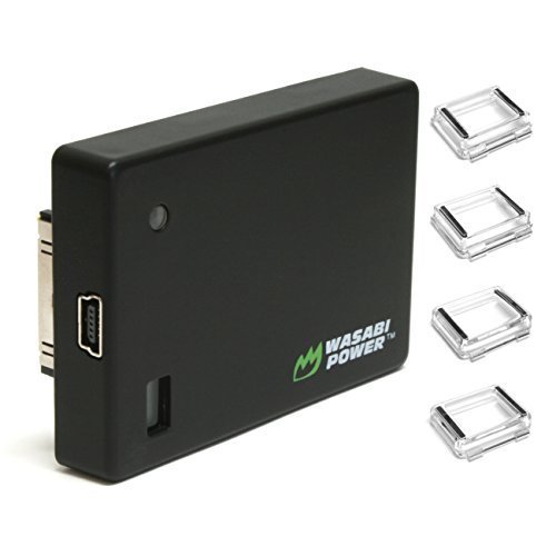 Wasabi Power Extended Battery compatible with GoPro HERO4, HERO3+, HERO3 (with Backdoors)