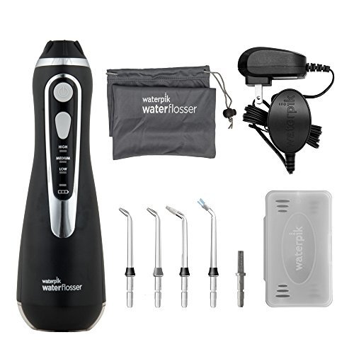 Waterpik Cordless Advanced Water Flosser, Brilliant Black 