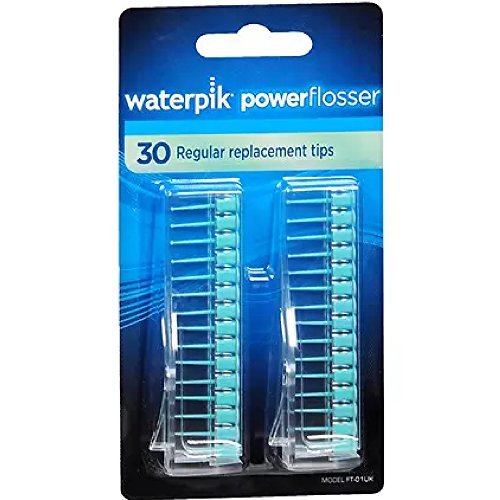 Waterpik Powerflosser Regular Replacement Tips FT-01 30 ea (Pack of 2) 