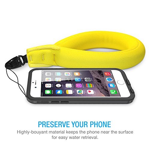 Waterproof Camera Float , TETHYS [Buoyance Series] Waterproof Float Strap for Underwater Camera and Waterproof Life Pouch Case - Universal Floating Wristband/Hand Grip Lanyard Works with GoPro, Nikon, Canon, Sony,Pentax,Camcorders,Panasonic, Keys and Sunglass -[ Yellow]