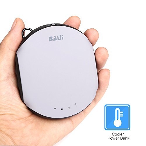 Waterproofing Power Bank, BaiJi(TM) iPhone Charger with Flashlight LED & Compass for iPhone 6 plus, 5s, 5, 4s iPad Samsung Water/Shock/Dust Proof 8000mah-Outdoor Fun(GREY)!